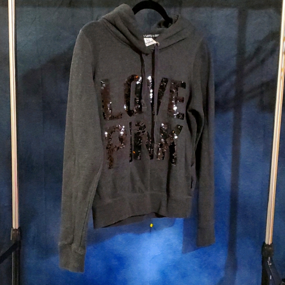 Dark gray hoodie